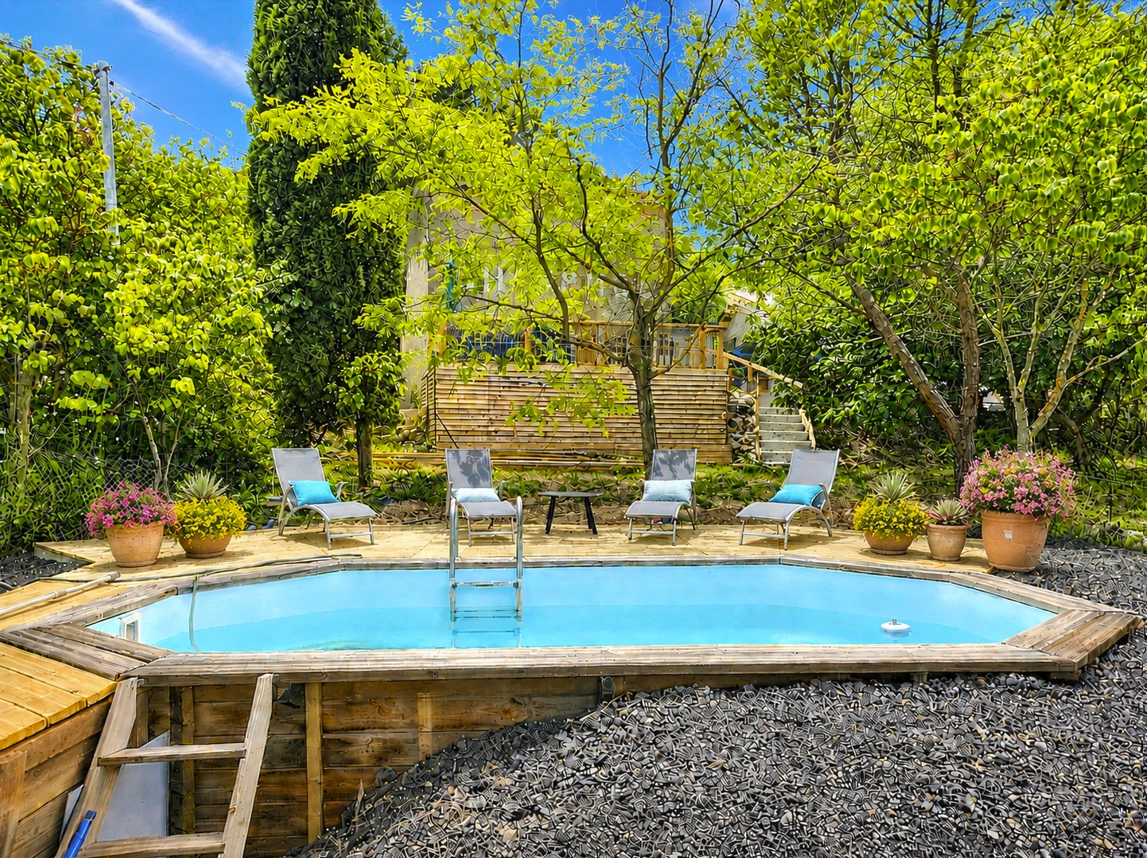 piscine été plein air